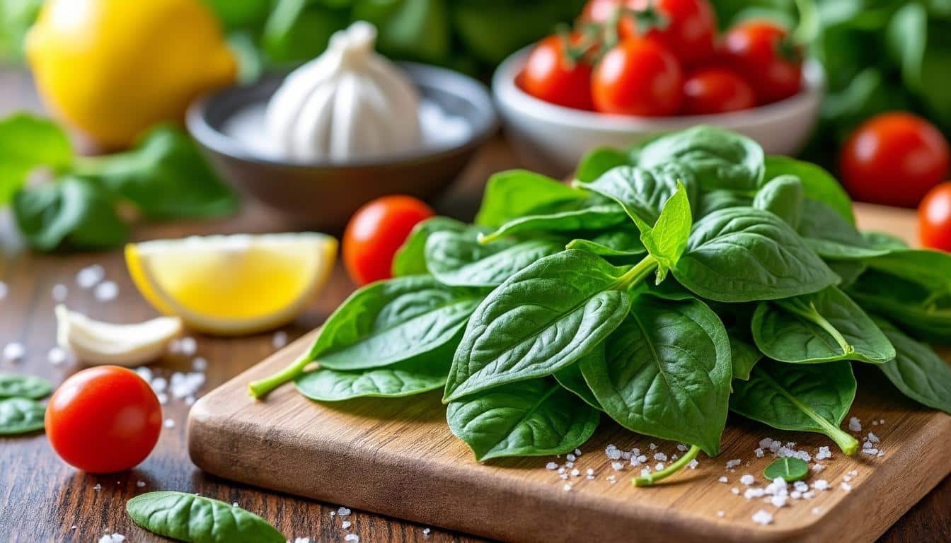 découvrez des recettes simples et savoureuses à base d'épinards frais, idéales pour des repas quotidiens équilibrés et gourmands.
