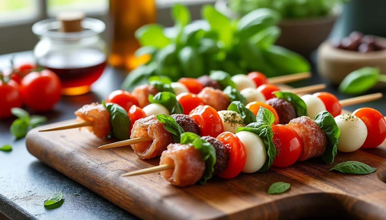 découvrez des idées de brochettes apéro simples et savoureuses à préparer la veille pour un gain de temps optimal lors de vos soirées entre amis.