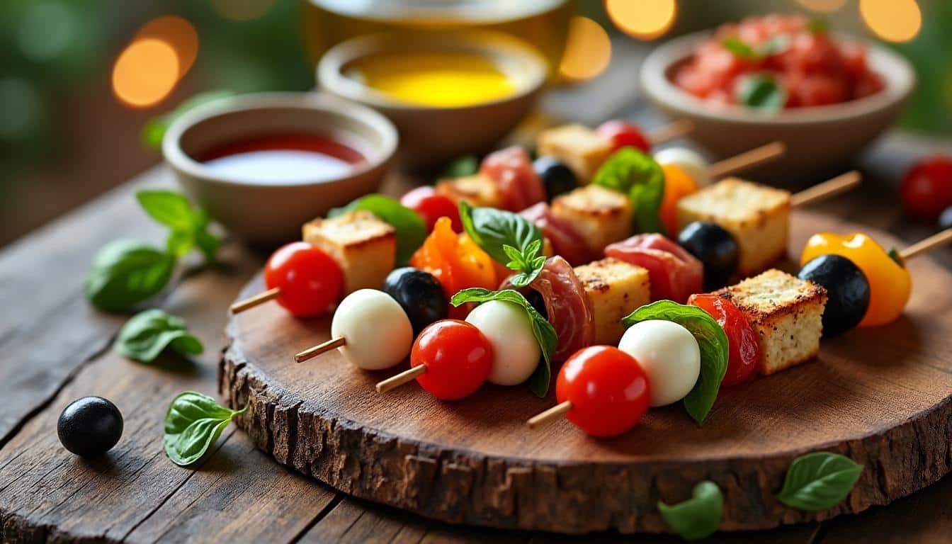 découvrez des idées simples et gourmandes de brochettes apéro pour réussir vos soirées conviviales avec des saveurs variées et faciles à préparer.