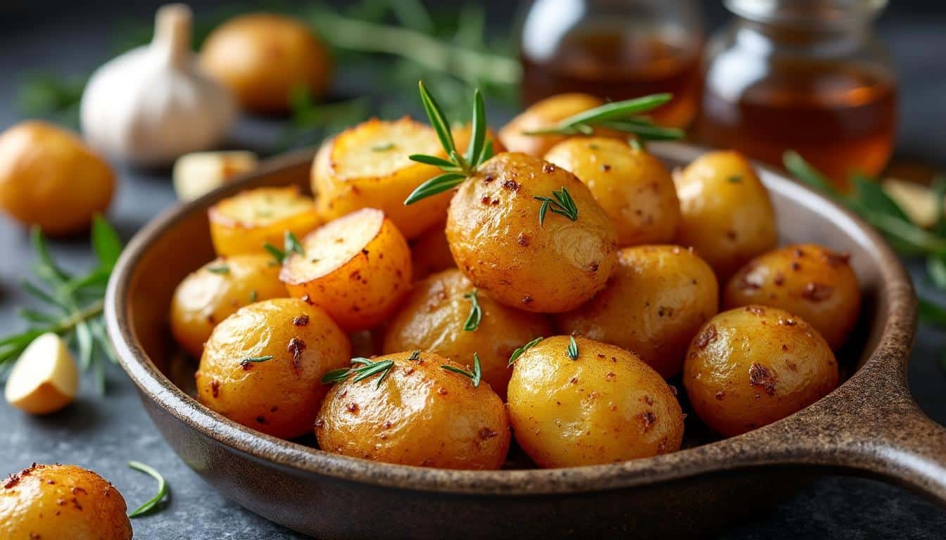 découvrez nos astuces simples pour réussir des pommes de terre rôties au four parfaitement croustillantes à chaque cuisson. une recette inratable pour un accompagnement savoureux.